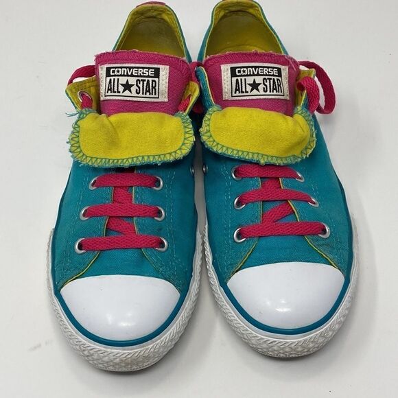 Converse Chuck Taylor All Star Colour Block Double Tongue Sneakers - Picture 8 of 13
